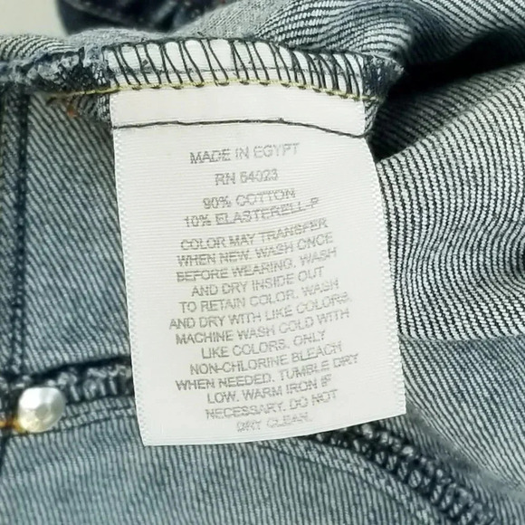 Gap 1969 26/2R Legging Women's Blue Denim Raw Hem/Slit Jeans Size 26X29 - Picture 11 of 11